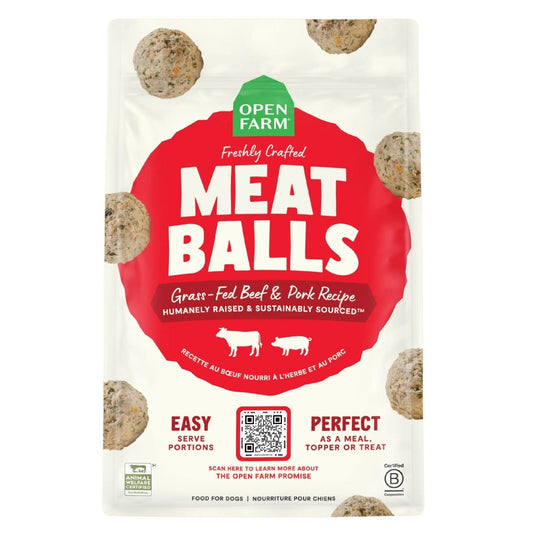 Open Farm Beef & Pork Freshly Crafted Meatballs 14oz