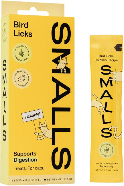 Smalls Lickable Cat Treats – Chicken 8-Pack