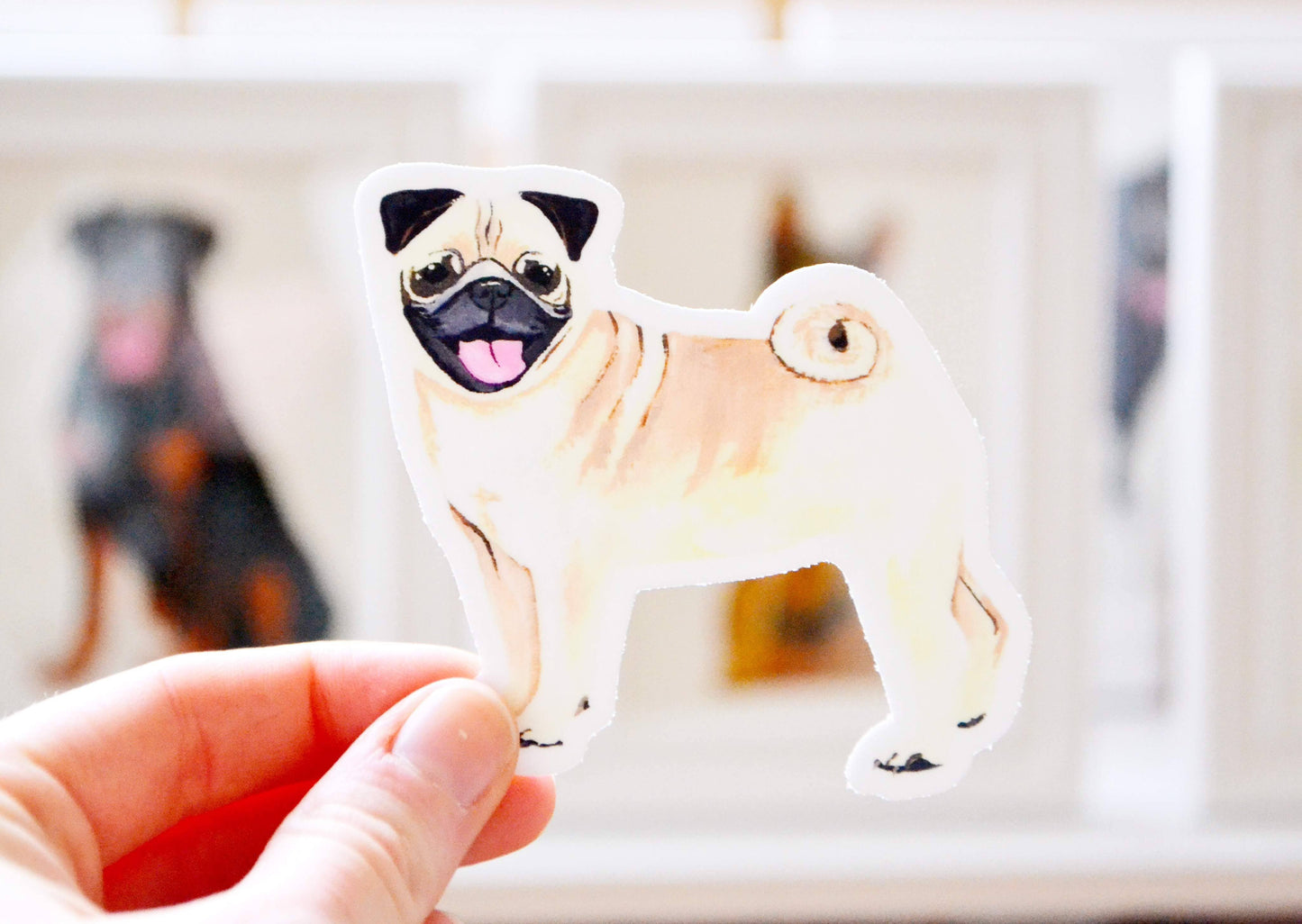 Pug Dog Sticker