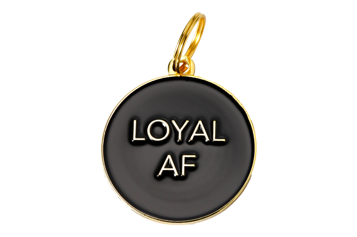 Loyal AF Pet ID Tag: Black
