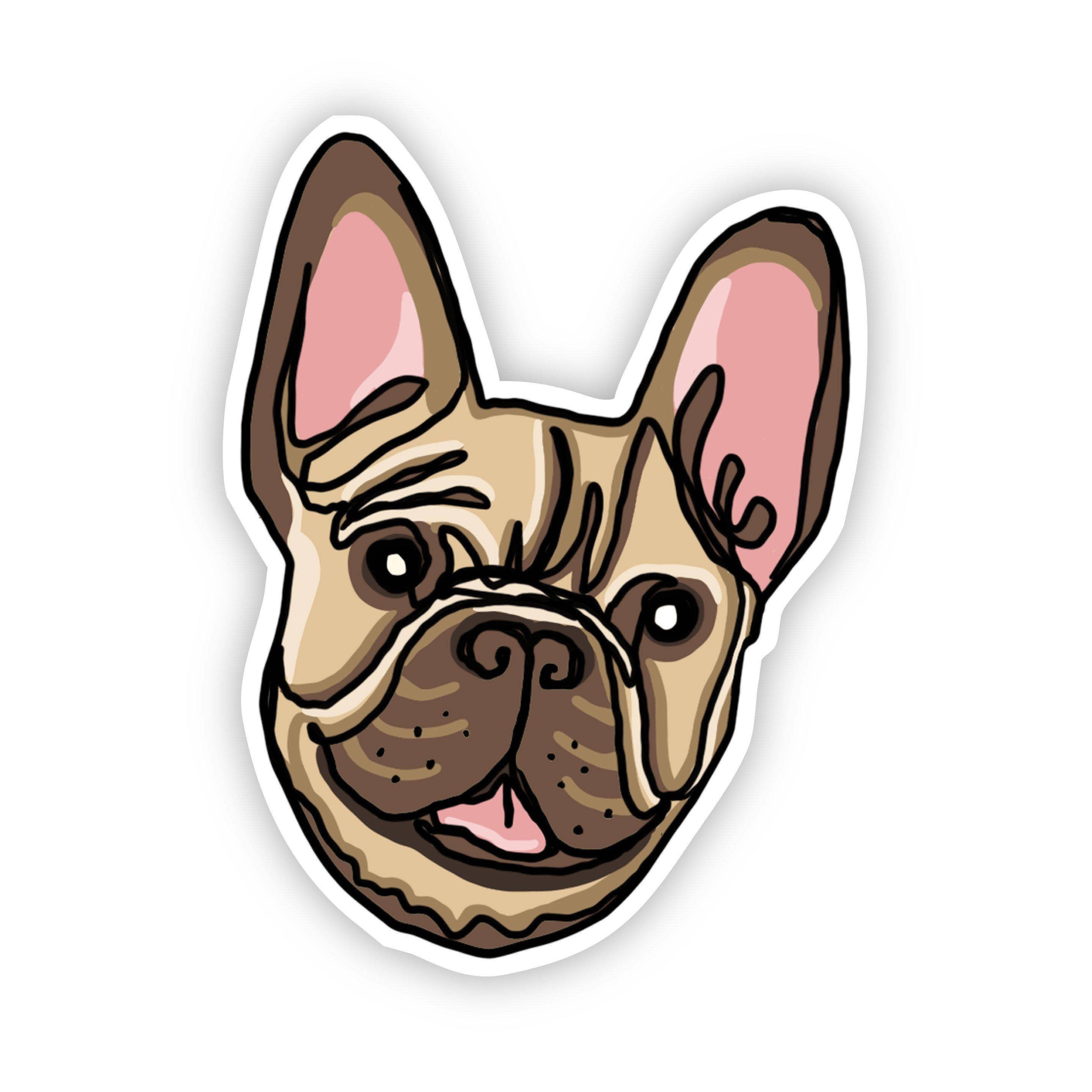 French Bulldog Dog Sticker – Boho + Bark